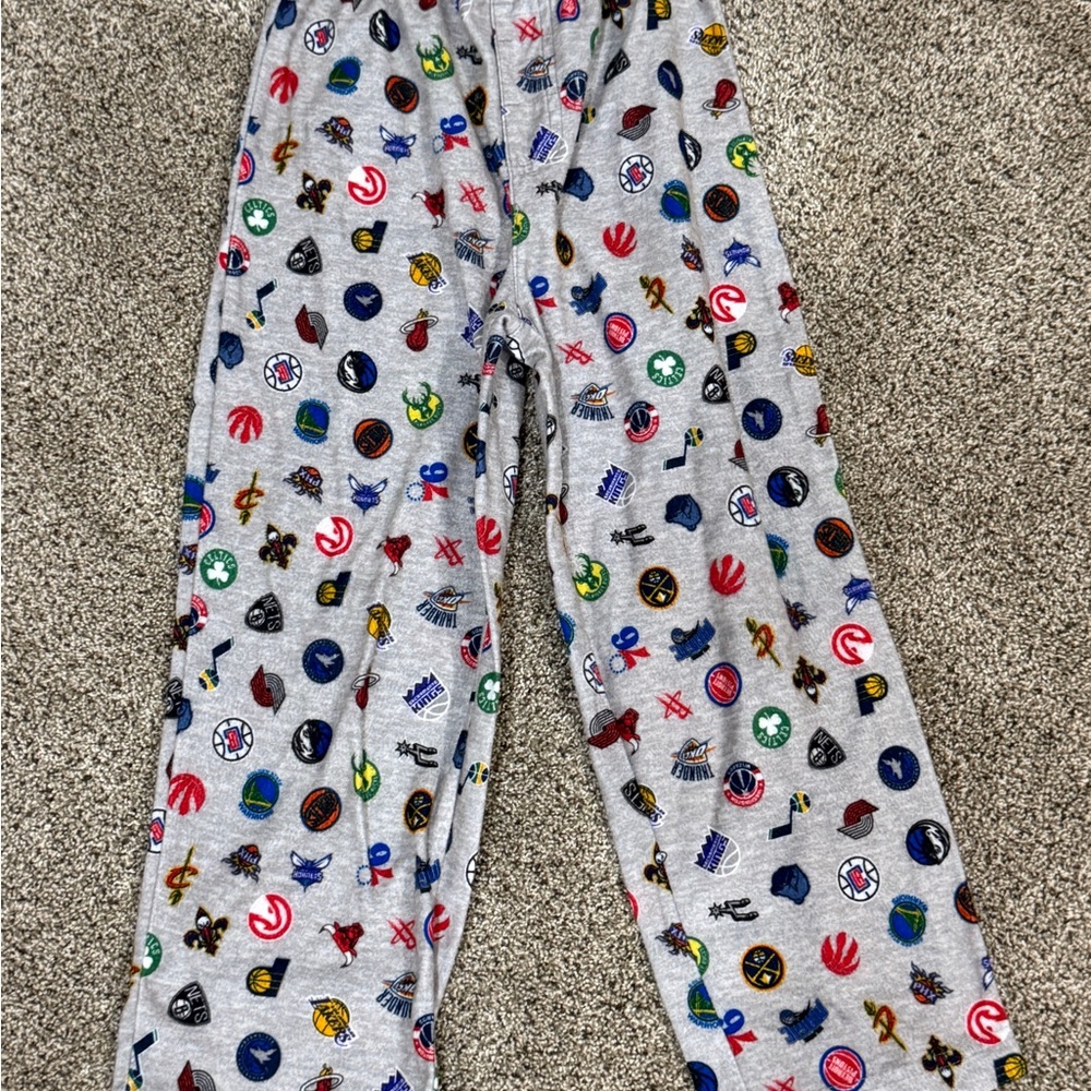 Boys NBA Team Logos Pajama Pants